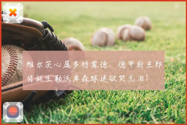 维尔茨心属多特蒙德,德甲新王即将诞生勒沃库森球迷欲哭无泪!